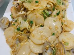 海鲜炒年糕-金海湾海鲜排档(朱家尖店)