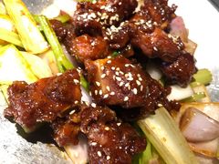 蒜香蜜汁排骨-绿茶餐厅(成都大悦城店)