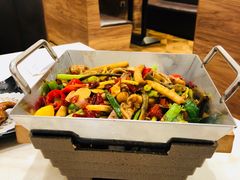 干锅香辣茶树菇猪肚-御口福(王圣堂店)