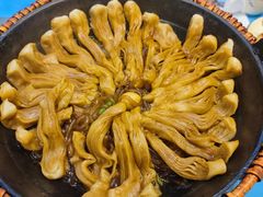 排骨粘卷子-金杏·粘卷子 烤鸭 农家菜