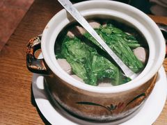 打牛肉丸茼蒿汤-八闽饭店闽南小镇(铁西店)