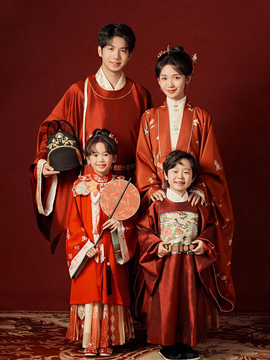 一组有爱的古风全家福
是独属于国人的仪式感
