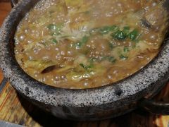 白洋淀石锅嘎鱼-小放牛炒菜馆(军校店)