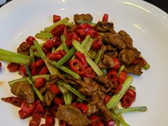 小炒黄牛肉-正德楼果木烤鸭·渔家菜(东港店)