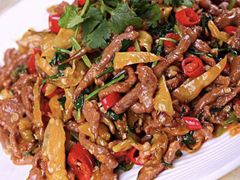 山椒牛肉-兔槽江湖菜·重庆璧山兔(水围店)