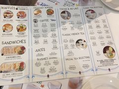 菜单-Dazzling Cafe 蜜糖吐司专卖店