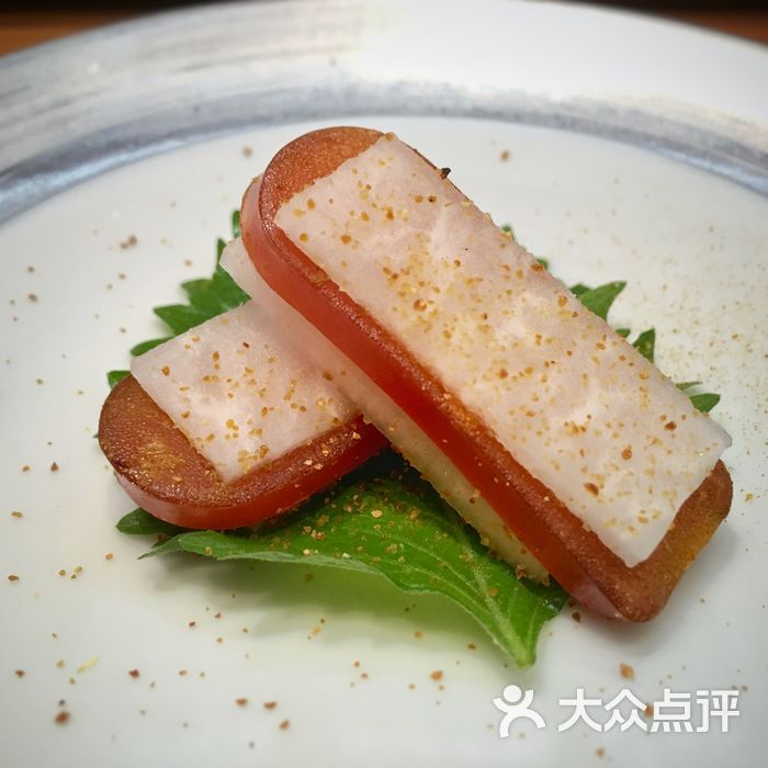 凤寿司小烤乌鱼子大根图片-北京寿司-大众点评网