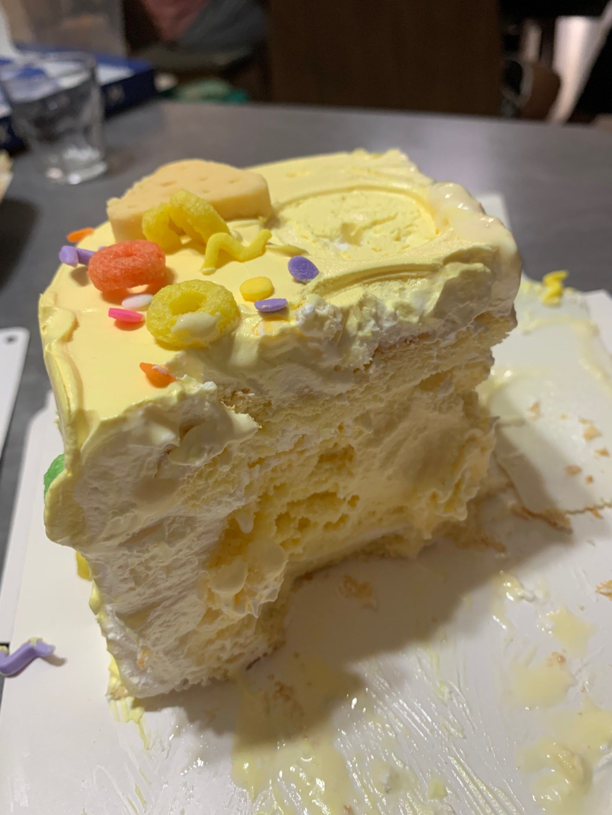 八喜冰淇淋蛋糕75块钱买的6寸