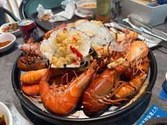 -舟市水产蒸汽活海鲜自助(卓悦汇店)