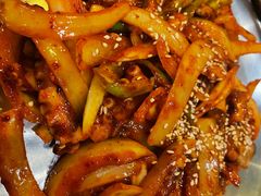 辣炒章鱼-包装马车·韩国料理·포장마차