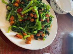 果仁菠菜-玫瑰红烤羊排(北新桥三条店)