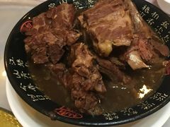 炖羊蝎子-義聚德·清真铜锅涮羊肉·烧烤(河东店)