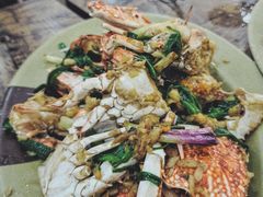 姜葱炒花蟹-贞姨美食·老字号海鲜大排档