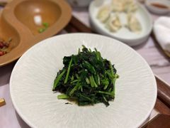 有机菠菜炒紫菜-喜鼎海胆水饺(平安金融中心店)