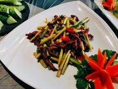 芦笋炒牛柳-秦园酒楼(水岸星城店)