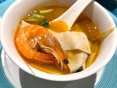 冬阴功汤海鲜汤-院子君亭亚洲厨房花园餐厅