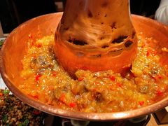 土司铜锅油焖牛肉-浩海火燒雲傣家菜(芮欧百货店)