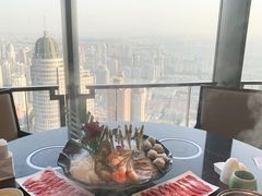 靠窗位-金陵饭店 56F 家·海鲜火锅餐厅