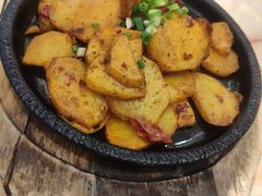 铁板土豆片-李师傅脆肚(梅林店)