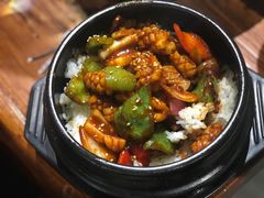 石锅鱿鱼饭-原始泥炉烤肉(总店)
