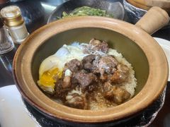 排骨拼牛肉饭-红星光发煲仔饭(文海店)