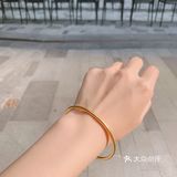 二十多岁的我竟然爱上了古法金手镯！