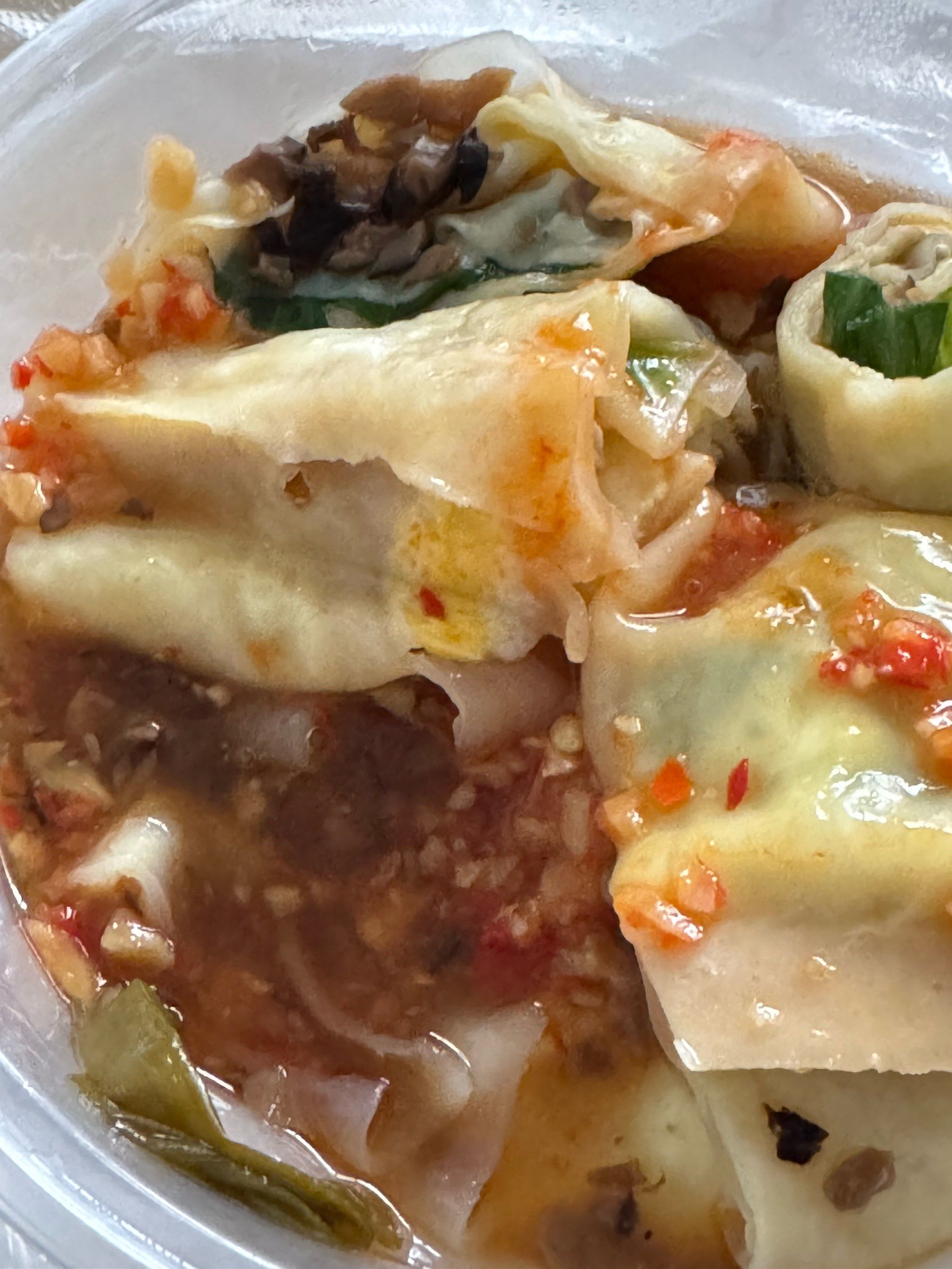 虾仁火腿肠粉rice noodle roll