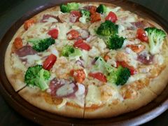 12”培根虾仁薄底披萨-大卫西厨餐厅(苏中尚城店)