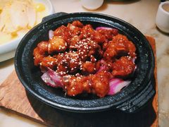 蒜香蜜汁排骨-绿茶餐厅(广州天河城店)