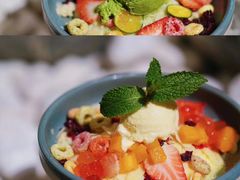 抹茶冰淇淋雪花冰-园里火锅(仁和新城店)