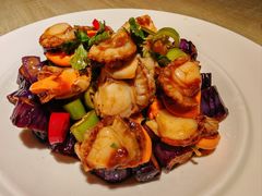 紫山茄拌扇贝-味莊·青岛菜(云霄路店)