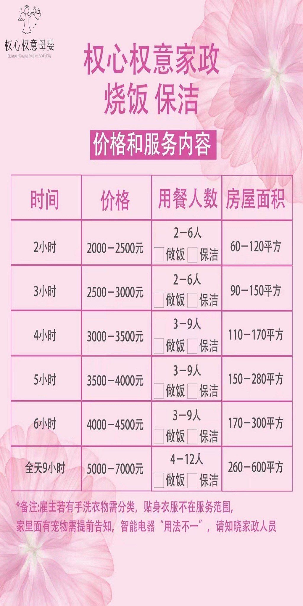 嘉兴家政报价表!你家阿姨请贵了吗?