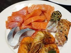 -大中华希尔顿酒店-念自助餐·海南美食·三文鱼