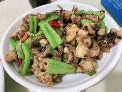 干煸鱿鱼-满口香饭店