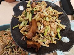 干锅菜花-老边饺子馆(东单店)