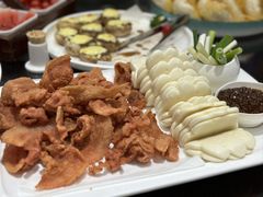 香炸五花肉-山海经·海边人家 海鲜新青岛菜(扬州路店)