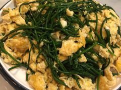 沙葱炒鸡蛋-天源居餐厅·地方特色菜(张北店)
