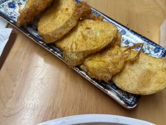 鸡蛋炸馒头片-大槐树烤肉馆