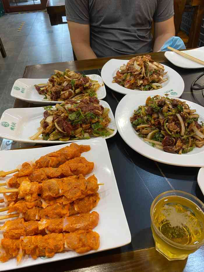 烤肉刘(虎坊桥店)-"口味算可以吧,偏咸.想吐槽的就是环境,忒.