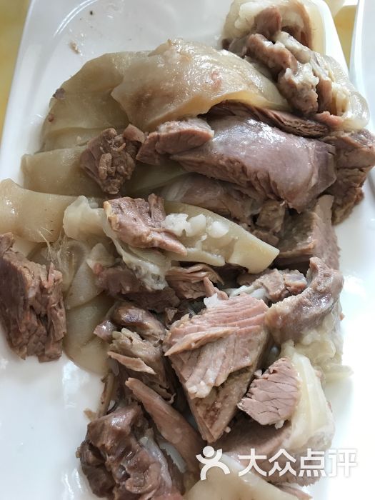 张桥黄家大块头羊肉店热气羊肉图片 - 第1张