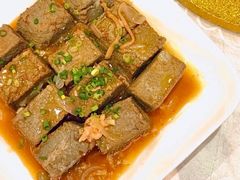 鲍汁黑豆腐-香山家宴