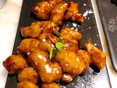 雪花糖醋里脊-绿茶餐厅(松江万达店)