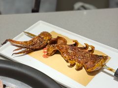 烤鲜鱿鱼-大锅强·蒸海鲜青岛菜(城市阳台店)