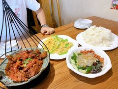 -东来菜馆•手抓海鲜家常菜•海鲜锅贴(鸽子窝店)