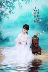 -后宫·古装汉服京剧儿童亲子全家福摄影