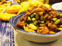 麻饼肉丁-满堂春特色餐馆