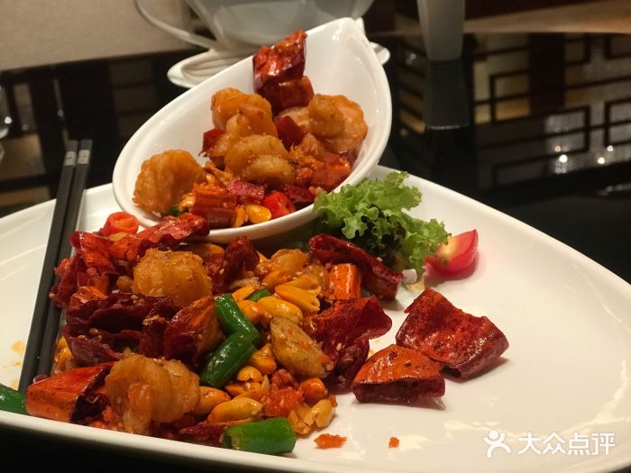 中国元素中餐厅(广交会威斯汀酒店)香辣干煸脆虾球图片