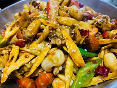 -东来菜馆•手抓海鲜家常菜•海鲜锅贴(鸽子窝店)