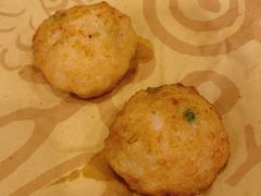 水墨虾饼-山东八大碗山东老字号