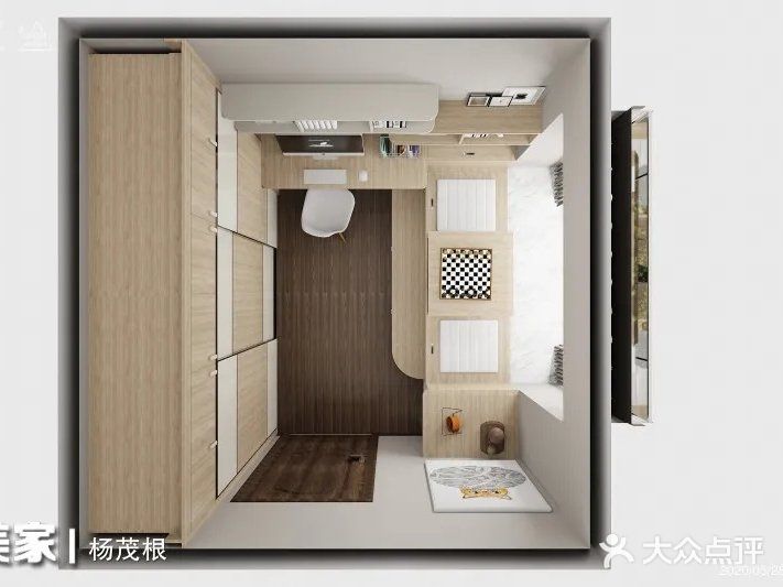 【装修设计】原木色系书房